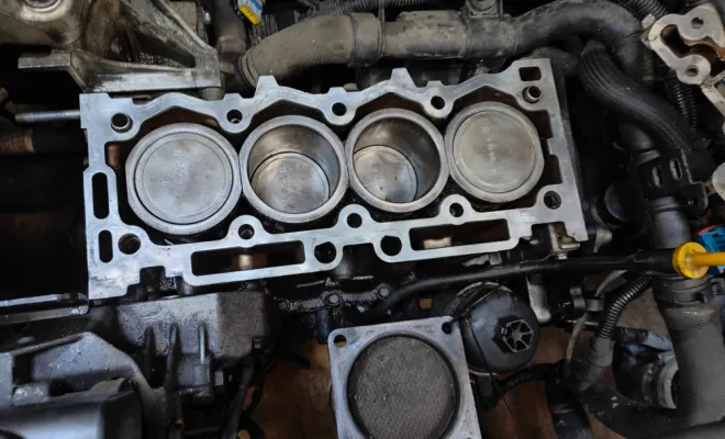 bloc moteur nettoyé